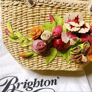 Brighton Woven Floral Handbag